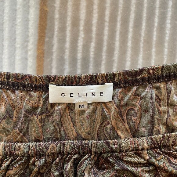 Celine vintage circa 2000 solk dress, size M - Picture 4 of 6